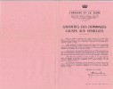 1965 : Assurance "l´Urbaine Et La Seine", Garantie Des Dommages Causés Aux Véhicules, Contrat, Tous Risques... - Bank En Verzekering