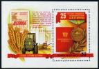 USSR Russia 1979 25th Anniv Development Disused Drive To Develop Virgin Lands Tractor Soviet S/S Stamp MNH Mi 4826 BL135 - Camions