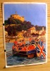 IMA ILES ET COTES DE FRANCE SERIE E IMAGE N° 2 1793 LES ANGLAIS A PORQUEROLLES IMAGE CHROMO GRAND FORMAT 12 X 16 - Sammelbilderalben & Katalogue