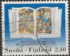 FINLAND 1994 450th Anniv Of Population Registers - 2m40 Crowd On Registration List FU - Used Stamps