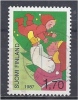 FINLAND 1987 Christmas - 1m.70 Mother Christmas And Brownie FU - Gebraucht