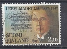 FINLAND 1987 Birth Centenary Of Leevi Madetoja (composer) - 2m10 Madetoja And Score Of Cradlesong FU NICE CANCELLATION - Oblitérés