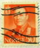 Norway 1958 King Olav V 50ore - Used - Oblitérés