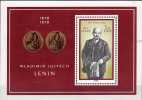 Geburtstag Lenin 1970 DDR Block 31 ** 2€ Porträt Des Politiker Staatsmann Der USSR Sowjetunion Bloc Sheet Of Germany - 1. Weltkrieg