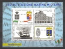I097Italia 2011 - 150° Marina Militare, Foglietto -  Nuovo - 2011-20: Mint/hinged