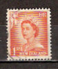 Timbre Nouvelle Zélande 1956 Y&T N°352. Oblitéré - Oblitérés