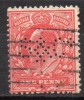 Grande-Bretagne - 1902/10 - Yvert N° 107  Perforé - Oblitérés