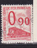 N°40 0.90 ROUGE LOCOMOTIVE ELECTRIQUE OBL - Used