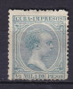 Cuba 1896/97 Mi. 106     ½ M König King Alfons XIII., MNG - Cuba (1874-1898)