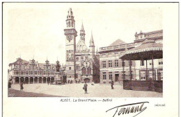 AALST-GROTE MARKT-KATHOLIEKE KRING-CERCLE CATHOLIQUE-KIOSQUE A MUSIQUE-BEFFROI - Aalst