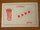 BAKO Koffies IEPER ( Voir Details Zie Foto ) ! - Café & Thé