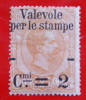 ITALIA 1890 VALVOLE PER LE STAMPE CENT 2 SU L. 1,25  MH -CV 60 - Pacchi Postali