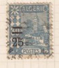Algeria Used 1927, Surcharge 0.25 On 30c Blue - Oblitérés