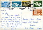 BULGARIE VARNA 15/06/64 POUR Camiers Sur Carte Postale Pont Chateau Maison Paysage - Lettres & Documents