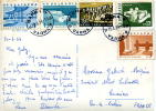 BULGARIE VARNA 15/06/64 POUR Camiers Sur Carte Postale Pont Chateau Maison Paysage - Brieven En Documenten