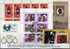 DDR 5 Blocs And Sheetlet Topics-lot **, SST Oder O 20€ Unterschiedlicher Motiv-Gebiete Und Anlässe Sheet Bf East-Germany - Collections (en Albums)