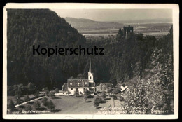 ALTE POSTKARTE ST. ARBOGAST VORARLBERG BLICK AUF RUINE MONTFORT BODENSEE Götzis Austria Österreich Cpa Postcard AK - Götzis