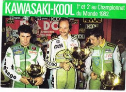 J C  Chemarin Et J Cornu S Pellandini 2e Au Bol D'or 1982 1e Au Championnat Du Monde 1982 Sur Kawasaki-kool N2 - Moto Sport