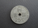 1943 - 25 Centimes - Belgique - 25 Centimos