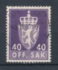 ★★ LOT  NORWAY ( STAMP ) OFFICIAL STAMP ★★ HØNEFOSS 1963 LUX CANCELS ★★ - Service