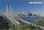 CPM San Francisco (California) The City, View Of The Bay Bridge / Downtown Area From Yerba Buena Island - San Francisco