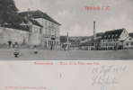 DD 836 / C P A   - ALLEMAGNE  -    - ALTKIRCH-  I E .  KORNHAUSPLATZ -  PLACE DE LA HALLE AUX BLES - Elsass