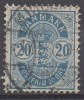 DANEMARK  N°37a__OBL VOIR SCAN - Used Stamps