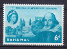 Bahamas 1964 Mi. 206      6 P William Shakespeare MH* - 1963-1973 Interne Autonomie