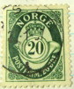 Norway 1937 Posthorn And Crown 20ore - Used - Oblitérés