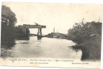 Pont-Sainte-Maxence (60) : Le Pont Après Le Bombardement ,  Train Grutier Sur Le Pont En 1916 (animée) . - Pont Sainte Maxence