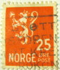 Norway 1926 Heraldic Lion 10ore - Used - Usati