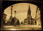 CPSM 88 THAON EGLISE ET MONUMENT AUX MORTS 1958 Voyagee - Thaon Les Vosges