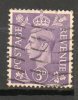 GRANDE-BRETAGNE  3p Violet Foncé 1937-47 N°214 - Oblitérés