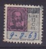 1966 - ISTITUTO NAZIONALE DELLA PREVIDENZA SOCIALE - GALILEO GALILEI  L.13 - Revenue Stamps