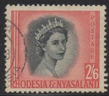 Rhodesia & Nyasaland - 1954 QEII 2s6d Used - Rhodesië & Nyasaland (1954-1963)