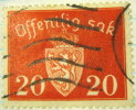 Norway 1937 Official Stamp 20ore - Used - Gebruikt