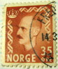 Norway 1950 King Haakon VII 35ore - Used - Used Stamps