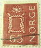 Norway 1962 Bosun´s Knot 65ore - Used - Gebruikt