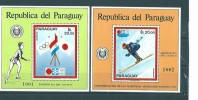 Paraguay: Michel - BF 177/ 178 ** - Winter 1972: Sapporo