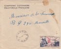 Fianga Tchad Afrique Compagnie Cotonniére Colonie Française Lettre Par Avion Pour Marseille Marcophilie - Brieven En Documenten