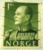 Norway 1958 King Olav V 1k - Used - Used Stamps