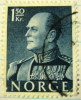 Norway 1958 King Olav V 1.50k - Used - Used Stamps