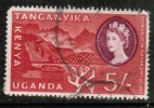 KENYA UGANDA & TANGANYIKA   Scott #  133  F-VF USED - Kenya, Uganda & Tanganyika