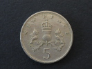 1980 - 5 Pence - Grande Bretagne - 5 Pence & 5 New Pence