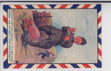 NEDERLAND - 1940 - RARE CARTE POSTALE MILITAIRE (VELDPOST) - COCHON - Postal History