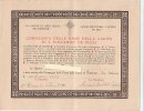 C0594 - Certificato Iscrizione COMPAGNIA DELLE DAME DELLA CARITA´ DI S.VINCENZO DE´ PAOLI 1933 - Religion