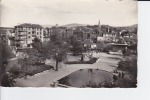 CPSM FIRMINY LOIRE Le Bassin Du Parc Le Kiosque Et Le Jardin 1967    Si Bandes Jaunes Dues Scan - Firminy