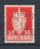 ★★ LOT  NORWAY ( STAMP ) OFFICIAL STAMP ★★ ÅLESUND 1963 LUX CANCELS ★★ - Service