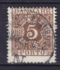 Denmark 1922 Mi. 11     5 Ø Portomarke Postage Due - Impuestos