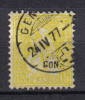 BIN367 - SVIZZERA 1867 , 15  Centesimi N. 44 - Oblitérés